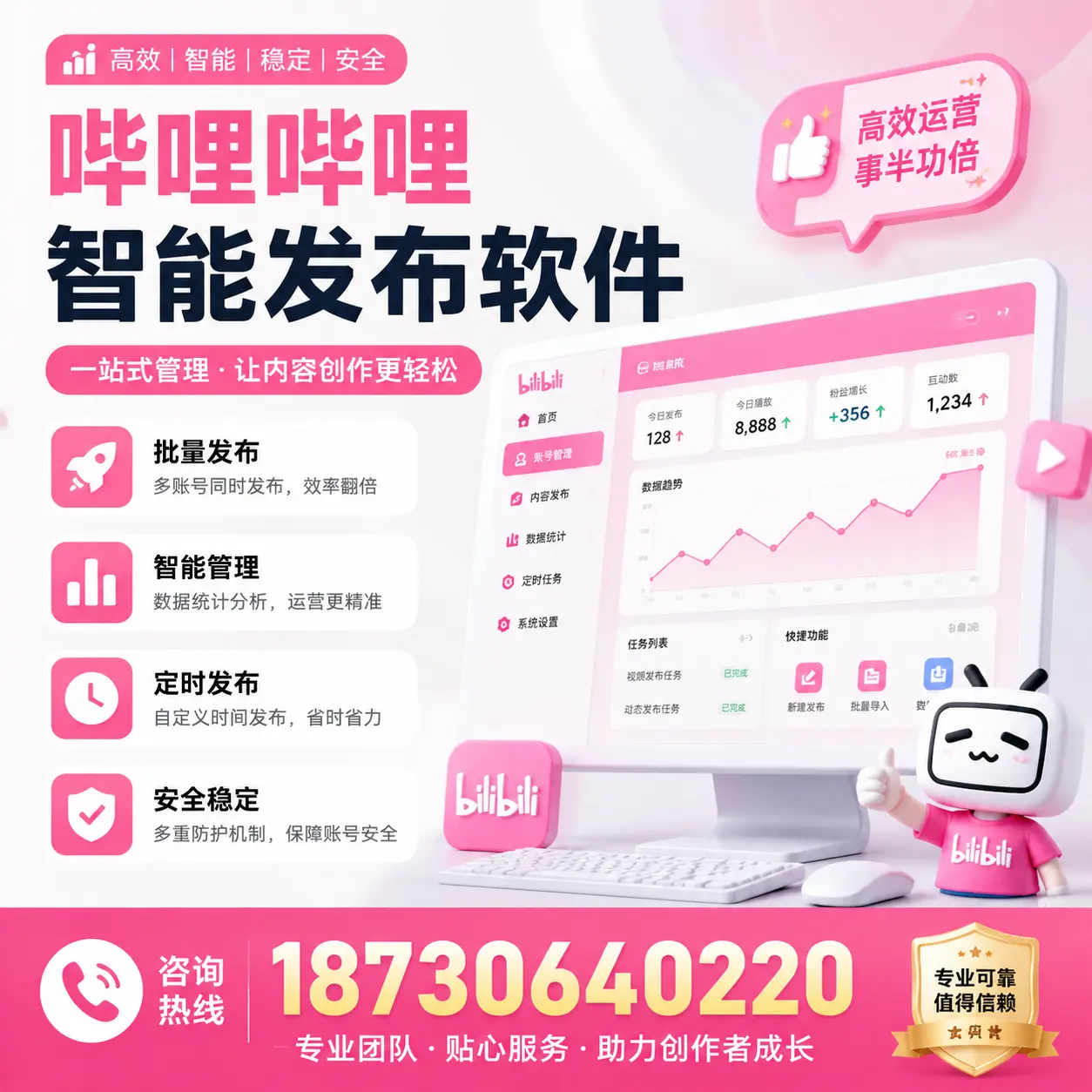 如何评估哔哩哔哩智能发布软件的ROI？江门 企业必读